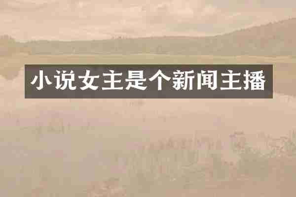 小说女主是个新闻主播