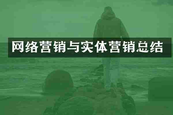 网络营销与实体营销总结