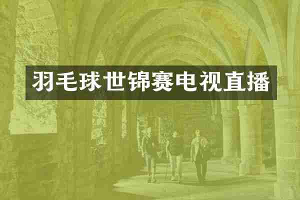 羽毛球世锦赛电视直播