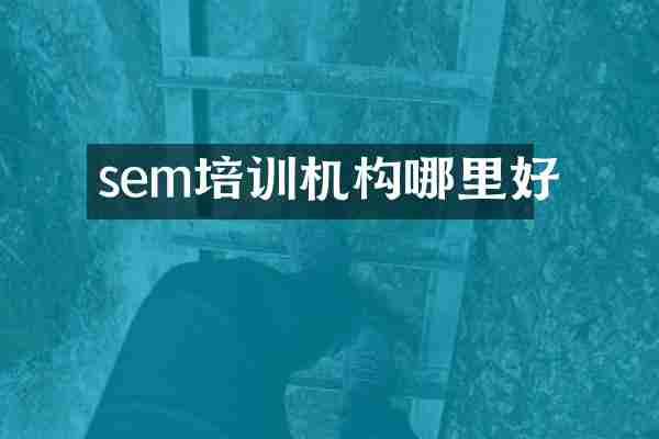sem培训机构哪里好