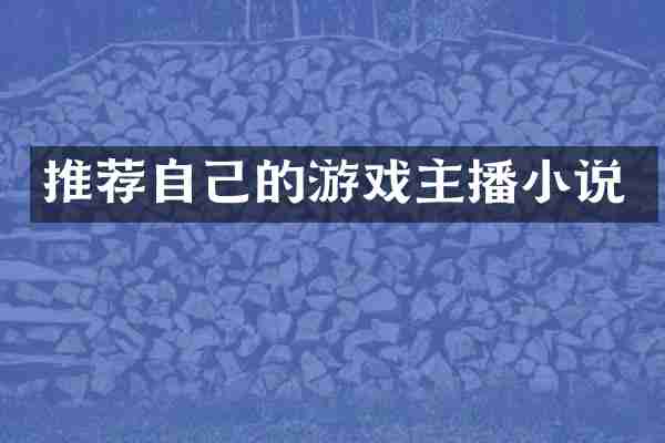 推荐自己的游戏主播小说