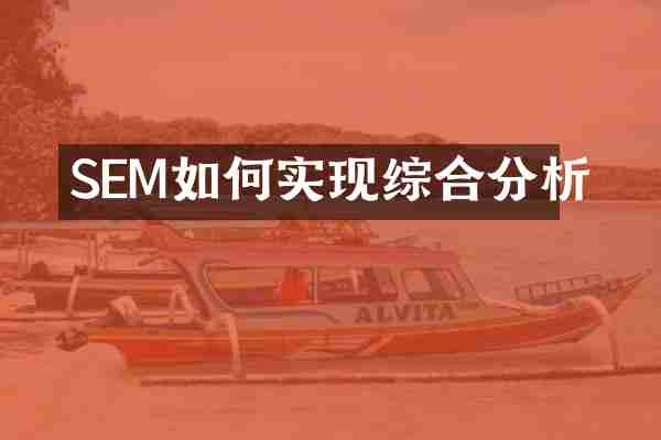 SEM如何实现综合分析