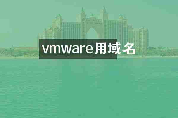 vmware用域名