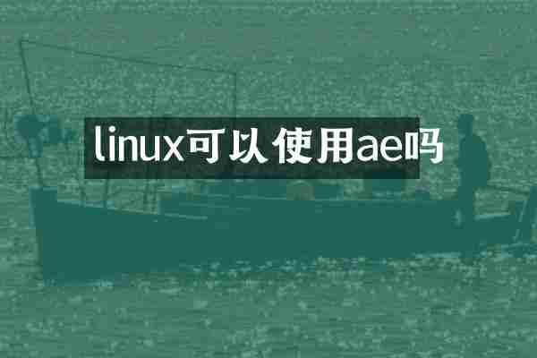 linux可以使用ae吗