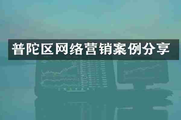 普陀区网络营销案例分享