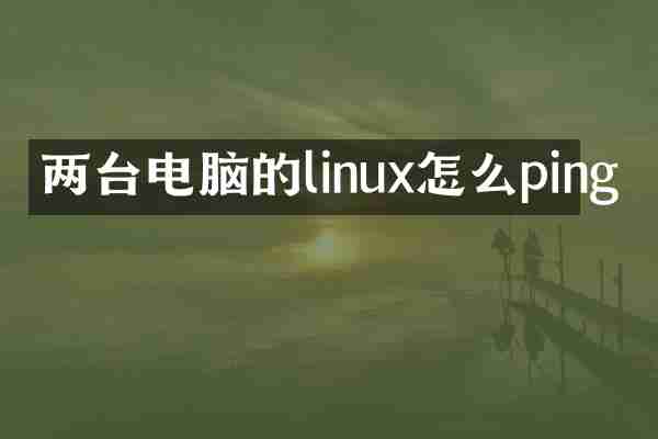 两台电脑的linux怎么ping