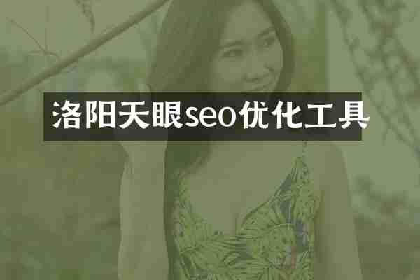 洛阳天眼seo优化工具