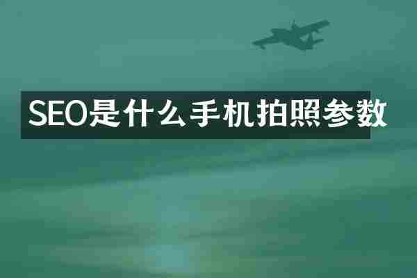 SEO是什么手机拍照参数