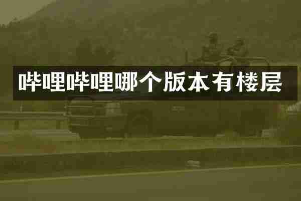 哔哩哔哩哪个版本有楼层