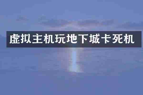 虚拟主机玩地下城卡死机