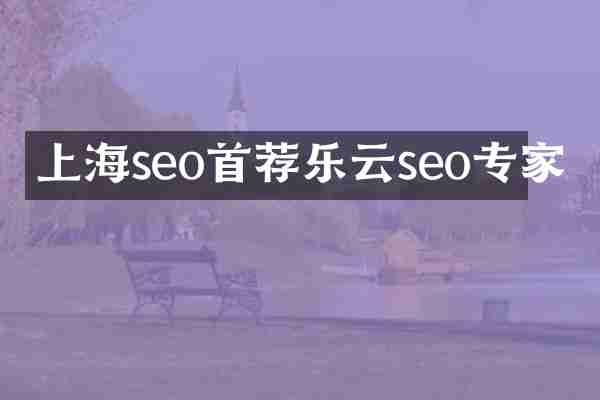 上海seo首荐乐云seo专家