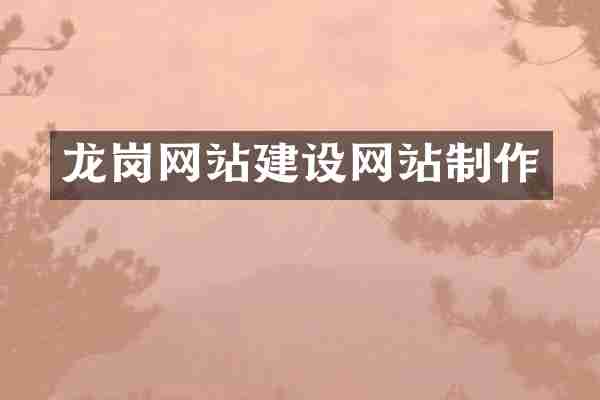 龙岗网站建设网站制作