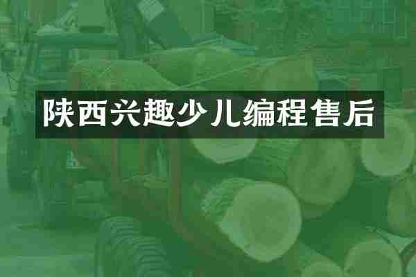 陕西兴趣少儿编程售后