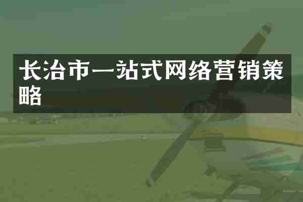 长治市一站式网络营销策略