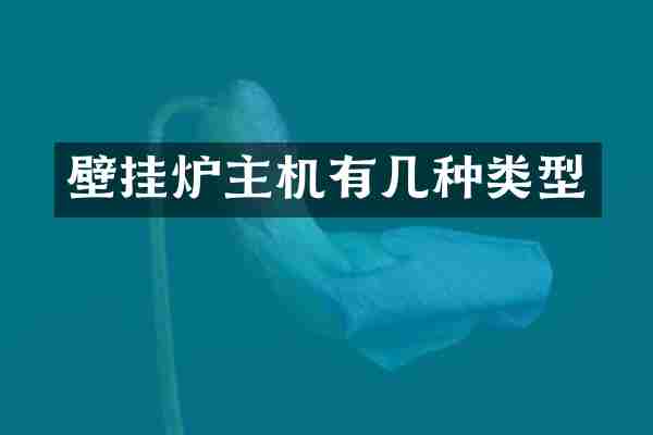 壁挂炉主机有几种类型