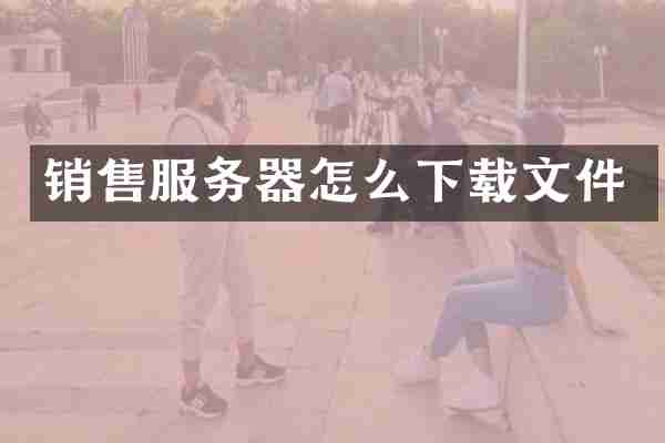 销售服务器怎么下载文件
