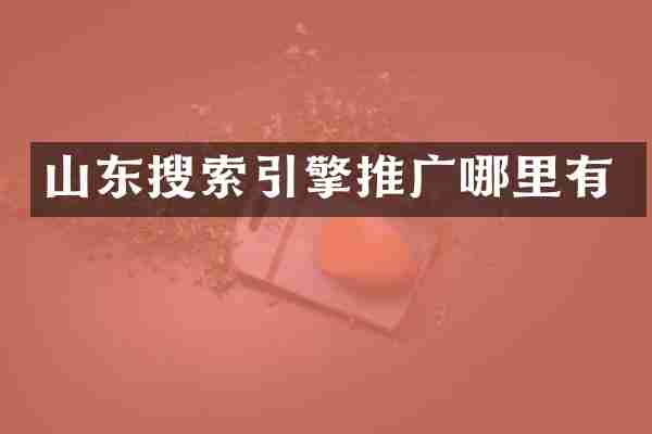 山东搜索引擎推广哪里有