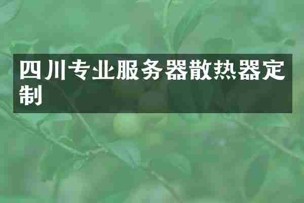 四川专业服务器散热器定制