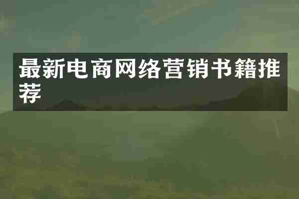 最新电商网络营销书籍推荐
