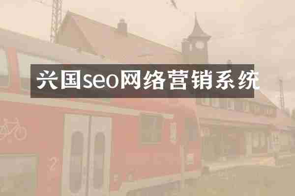 兴国seo网络营销系统