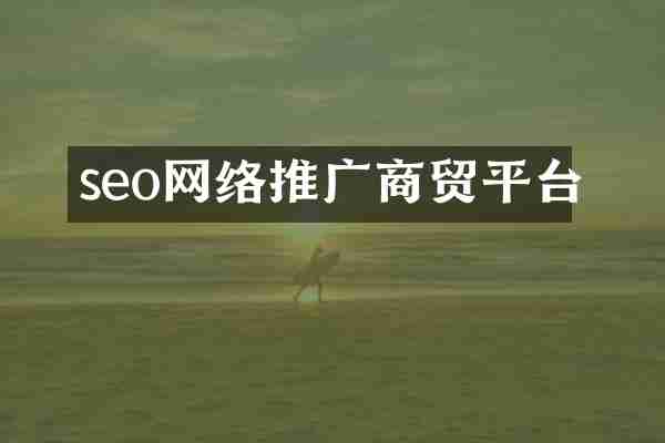 seo网络推广商贸平台