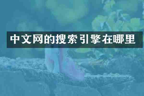 中文网的搜索引擎在哪里