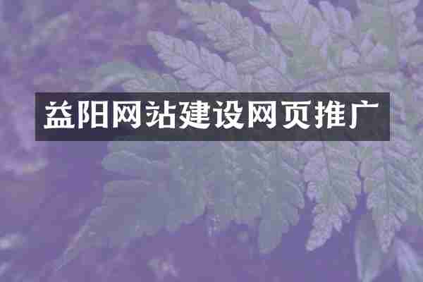 益阳网站建设网页推广