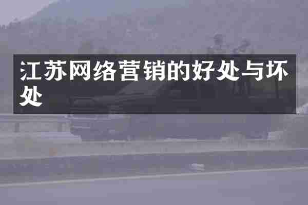 江苏网络营销的好处与坏处