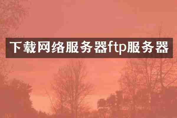 下载网络服务器ftp服务器