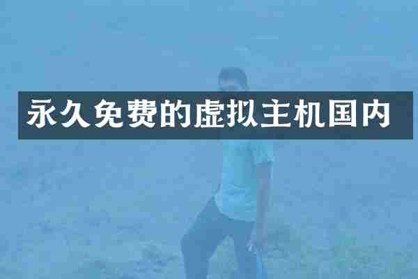 永久免费的虚拟主机国内