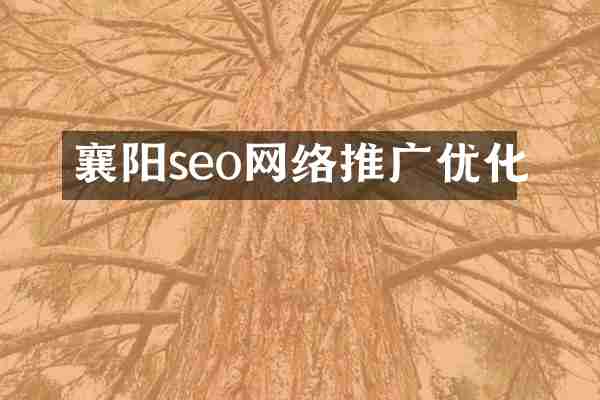 襄阳seo网络推广优化