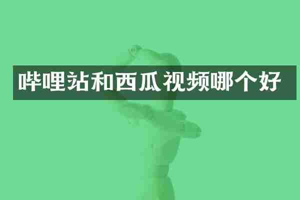 哔哩站和西瓜视频哪个好