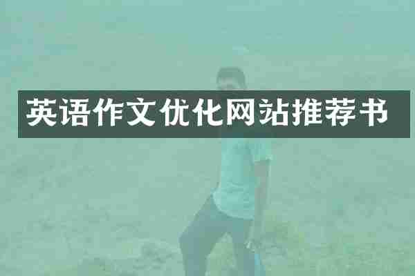 英语作文优化网站推荐书