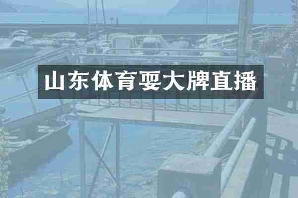 山东体育耍大牌直播