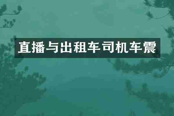 直播与出租车司机车震