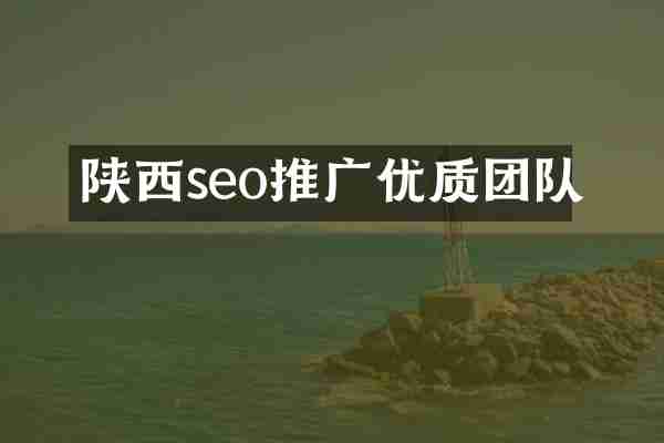 陕西seo推广优质团队