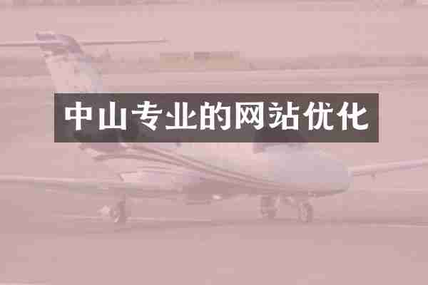 中山专业的网站优化