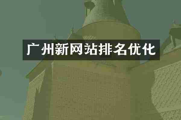 广州新网站排名优化