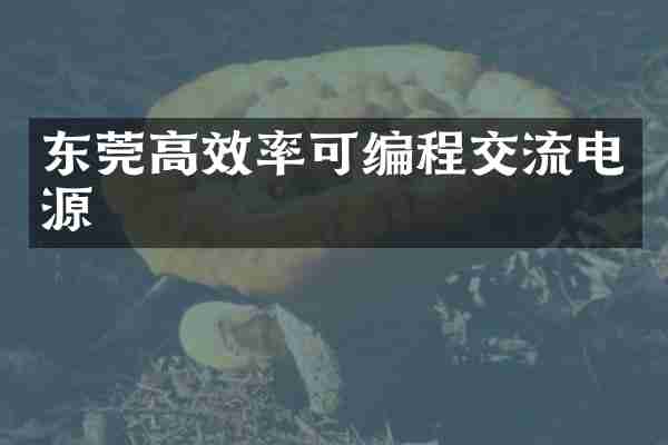 东莞高效率可编程交流电源