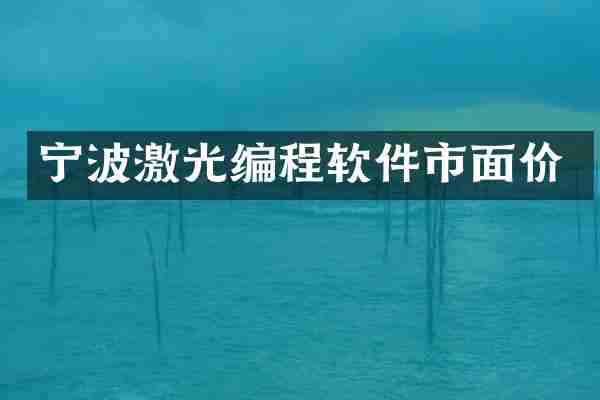 宁波激光编程软件市面价