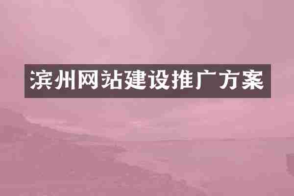 滨州网站建设推广方案