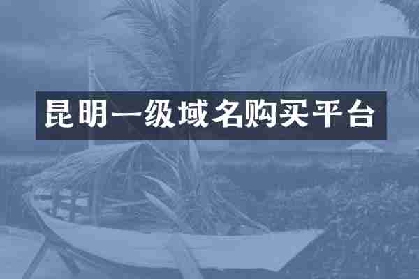 昆明一级域名购买平台