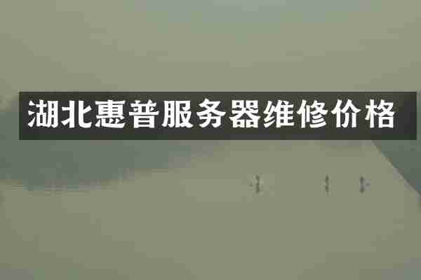 湖北惠普服务器维修价格