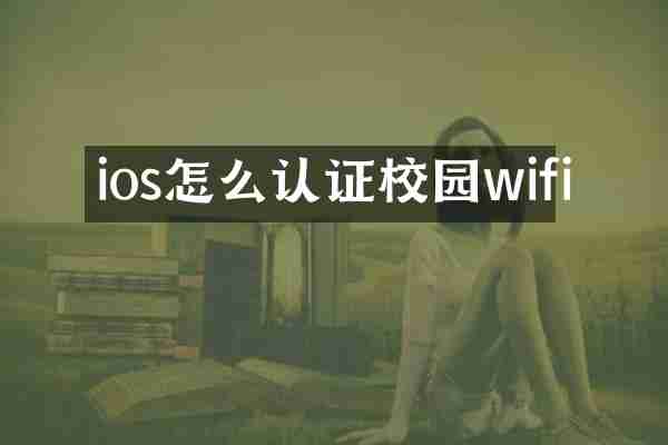 ios怎么认证校园wifi