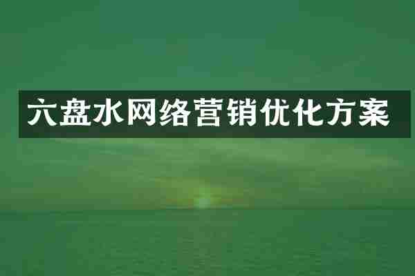 六盘水网络营销优化方案