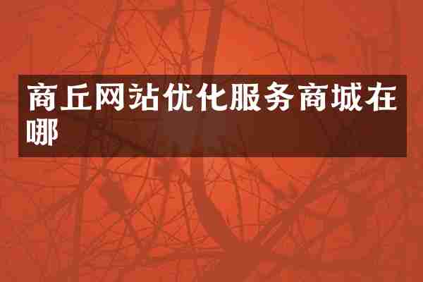 商丘网站优化服务商城在哪