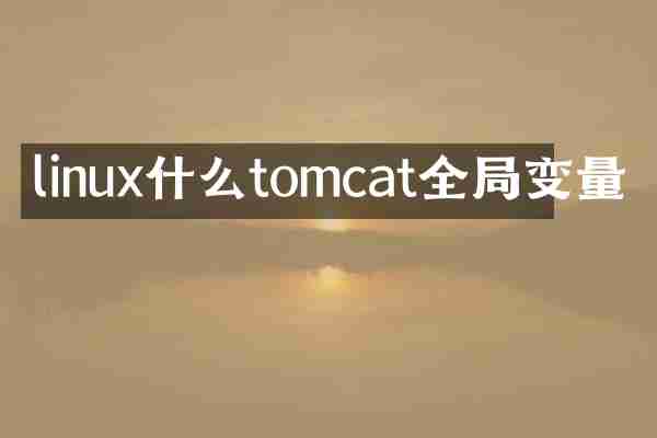 linux什么tomcat全局变量