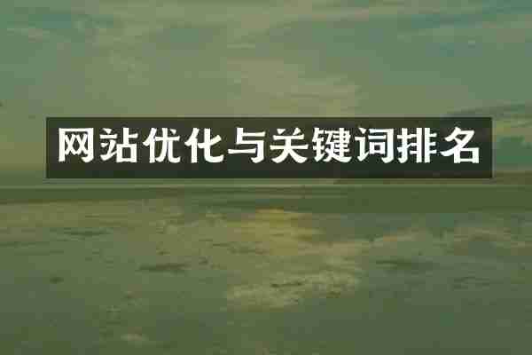 网站优化与关键词排名