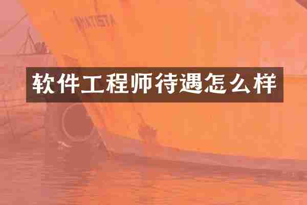 软件工程师待遇怎么样