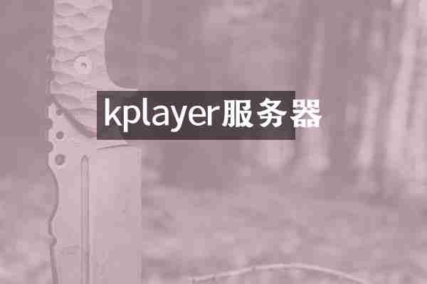 kplayer服务器